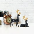 thumbnail image 5 of 2pcs decoración de renos decoración navideña figuras de ciervos decoraciones de escritorio de resina, 5 of 5
