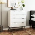 thumbnail image 2 of Comoda Cajonera Moderna de Madera, Estilo Nordico, 4 Cajones, 2 of 4