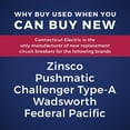 thumbnail image 2 of New Zinsco Replacement. Two Pole 125 Amp Main Series from Connecticut Electric, 2 of 3
