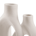 thumbnail image 2 of Bouclair White Set of 2 Speckled Ceramic Table Vase, 2 of 10