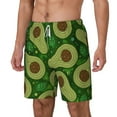 thumbnail image 2 of Balery Big Colorful Avocados Mens Swim Trunks Swim Shorts for Men Quick Dry Inseam Beach Shorts with Compression Liner Pocket-Large, 2 of 9