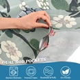 thumbnail image 5 of Yayeee Kitchen Curtains Tier Set of 2 Light Filtering 57"x36" Over Sink Window Panels, Blue Blossom, 5 of 7