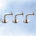 thumbnail image 3 of FRCOLOR Support de Main Courante 3 Pcs Support Mural en Acier Inoxydable Solide Professionnel, 3.94"X2.36"X1.97 Pouces, 3 of 4