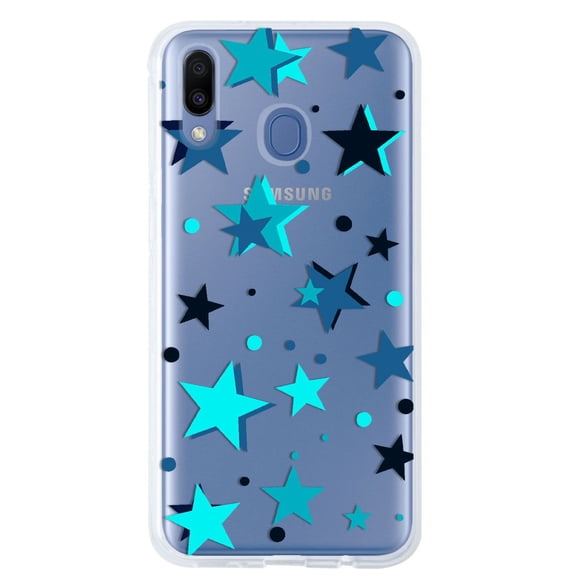Funda Antigolpes para Galaxy M20 InstaCase Estrellas Azules