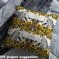 thumbnail image 2 of jejeloiu Farm Animal Horse Fabric by the Yard 5 Yards,Orange Sunflower Flower Fabric for Sewing,Rustic Farmhouse Cabin Home Decor Fabric by the Yard For Men Women,Breathable Home Decor, 2 of 6