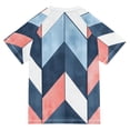 thumbnail image 6 of FORMRS Boys Rash Guard Short Sleeves Swim Shirt Quick Dry UPF 50+ Sun Protection, Sizes 3-12T, Blue Geometric, 6 of 6