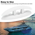 thumbnail image 4 of 5in Dock Folding Cleat, High Strength Marine Grade Nylon Boat Rope Ship Yacht Dock Cleat, Convenient Installation, Secure Fit, Suitable for Boats, Yachts,, 4 of 7