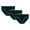 A1#2-Dark Green, variant on LISTHA Teen Girls Period Underwear Menstrual Period Panties Leak-Proof Cotton Protective Briefs Pack of 4 Multicolor S