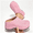 Pink, variant on Women's Slip-On Platform Mule Clogs, Faux Suede Wedge Comfort Shoes, Casual Backless Loafers