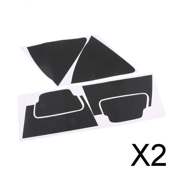 6x6 Uds, Pegatina para Manija de Puerta de Coche, Embellecedor para HRV 2016 2017, Negro 2 piezas