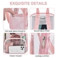 thumbnail image 3 of Mochila transparente Busiuw para eventos en estadios de 30 x 30 x 15 cm (rosa), 3 of 6