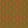 thumbnail image 1 of Ahgly Company Machine Washable Indoor Square Transitional Dark Yellow Green Area Rugs, 8' Square, 1 of 7