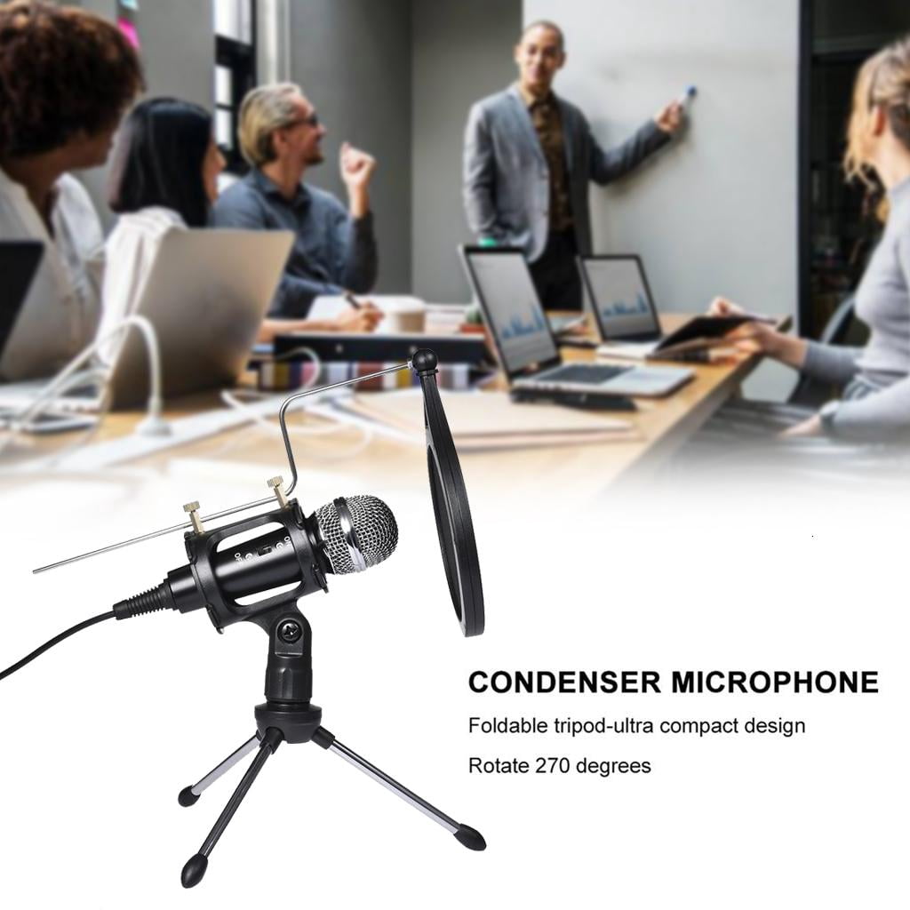 Oasiva PC Computer Laptop Singing Gaming Streaming Recording Studio Video Microphone