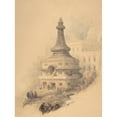 thumbnail image 3 of David Roberts 14x18 Black Modern Framed Museum Art Print Titled - Oriental Scene (1838), 3 of 5