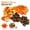 C #28, variant on StlyGar 70-Piece Artificial Fall Harvest Decor Set, Faux Pumpkins Maple Leaves Acorns Pinecones, Halloween Thanksgiving Table Decor