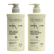 Elvawell White Truffle Anti-Dandruff Shampoo and Conditioner Set Free Small Sample (500 ml)