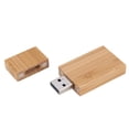 thumbnail image 1 of Unidad Flash USB de Madera de Forma Larga Unidad Flash USB 2.0 de 8 GB 16 GB 32 GB 64 GB 128 GB Disco U Disco Memory Stick Disco Memory Stick(64G) Ecomeon no, 1 of 5