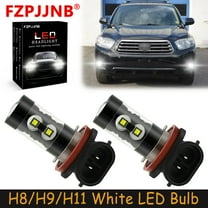 FZPJJNB for Toyota Highlander 2008-2010,2014-2019 H11 Led Fog Driving Light White Bulbs