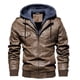 thumbnail image 2 of Chaqueta de cuero de moda, sencilla y generosa, chaqueta de cuero, chaqueta casual para hombre, 2 of 5