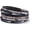 Black, variant on JennyShop Hot Sale Leather Wrap Bracelets Trendy Layered Bracelets with Magnetic Clasp Strackable Bohemian Jewelry Gifts for Women