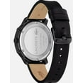 thumbnail image 3 of LACOSTE 2011177 REPLAY BLACK CHRONOGRAPH DIAL BLACK LEATHER STRAP MENS WATCH, 3 of 4