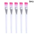 thumbnail image 2 of Facial Brush Simple Comfortable Applicator Tool Practical Girl Tools Makeup Accessories with Plastic Handle for Home Salon Using White, 2 of 6