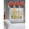 thumbnail image 3 of 4th of July Curtain Valances for Windows, Patriotic Red Poppy Flowers American Flag Kitchen Valance Window Treatment, Light Filtering Block Curtains for Bathroom/Bedroom/Living Room 60'' x 18'', 3 of 9