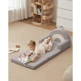 thumbnail image 4 of Sofá plegable para niños pequeños Blissful Diary 2 en 1, color gris, 4 of 9