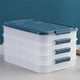 thumbnail image 1 of melotizhi Cold Food Boxes For Fridge Sausage Storage Refrigerator Box Stackable Fridge Organiser Food Storage Containers With Lid Food Storage Boxes Fridge Storage Box, 4 Layer, 1 of 9