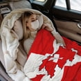 thumbnail image 5 of Throw Blanket Switzerland Swiss Map Flag Soft Cozy Fleece Flannel Blanket Home Decor for Couch Sofa Bed 40"x30", 5 of 7