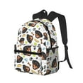 thumbnail image 2 of Haiem Rottweiler Lightweight Backpack for School, Classic Basic Water Resistant Casual Daypack for Travel with Bottle Side Pockets, 2 of 8
