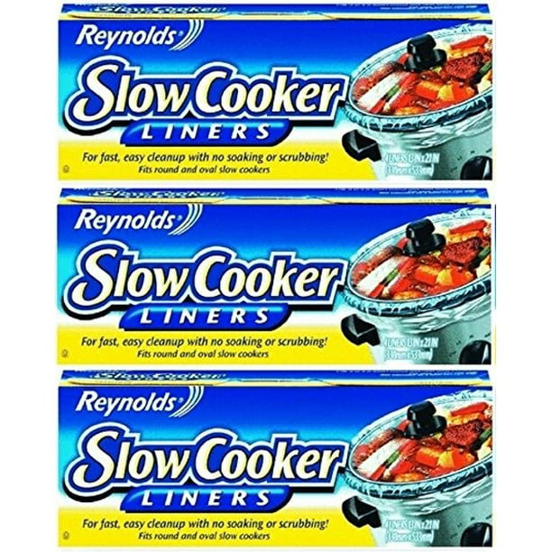 Reynolds Metals Slow Cooker Liners 13"X21" 3 Pack (12 Liners Total
