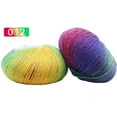 thumbnail image 1 of 6Pcs Wool Yarn Rainbow Corchet Yarn For Knitting Chunky 100% Pure Wool Crochet Threads DIY Hat Scarf Sweater ilos para tejer, 1 of 7