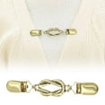 thumbnail image 2 of 1 Pcs Cinch Clips,Retro Sweater Clips for Cardigans, Vintage Cinch Clip for Dresses,Clothing Cinch Clip,Dress Clip Back Of Shirts Cinches Shawl Clips for Different Women Clothing,Gold, 2 of 9