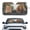 Bubble Dog Duo Print, variant on XYZCANDO Cute Raccoon Driving & Bubble Blowing Pattern Car Windshield Sun Shade, Foldable UV Protection Custom Fit Front Window Interior Accessories for Cars SUVs