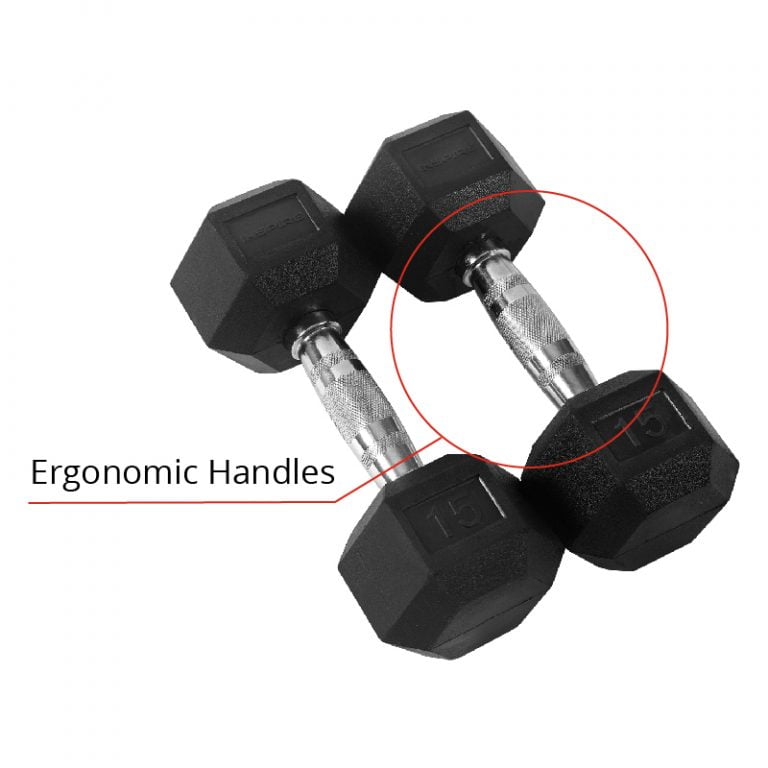 Details about   30lb Rubber Hex Dumbbell Set Of 1 Weights Cap NEW Weight Dumbbells 