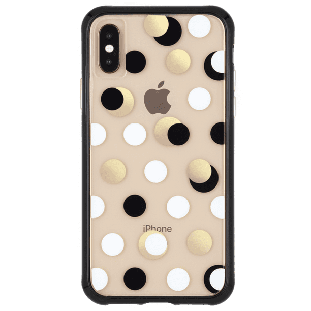 Case Mate Wallpapers Case For Iphone Xs Max Black Metallic Dot Walmart Com Walmart Com