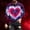 Purple, variant on EchfiProm Graphic Tees for Men Long Sleeve Shirts Valentine Summer Purple Graphic Heart Young Mens Tops L