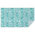 thumbnail image 1 of Christmas Rectangle Tablecloths Snowflake Tablecloths 60x102inch Polyester Waterproof and Reusable Tablecloth for Weddings Banquets or Restaurants, 1 of 5
