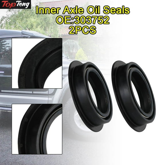 2pcs Front Inner Axle Oil Seals 303752 for Nissan Patrol 1987-2013 Y60 Y61