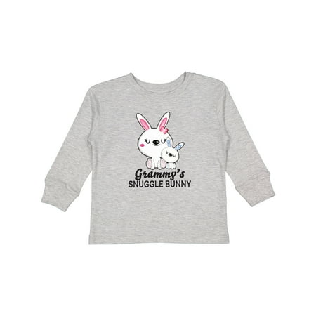 

Inktastic Grammys Snuggle Bunny Easter Gift Toddler Boy Girl Long Sleeve T-Shirt