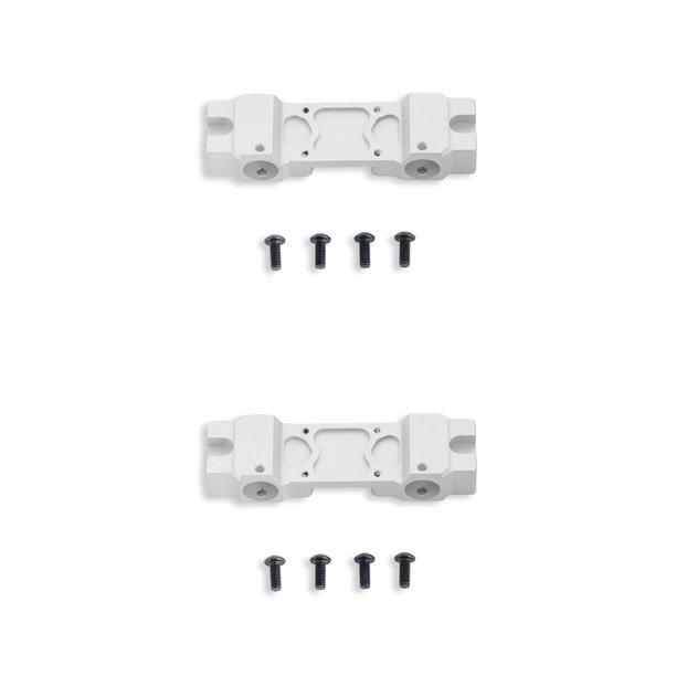 Vogacara 1/10 RC parachoques montaje aleación de aluminio delantero trasero actualización repuestos modelo de simulación reemplazar piezas reemplazo No.03 2piezas Vogacara CBP188208