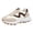 Brown, variant on Womens Vintage Platform Fashion Sneakers Trendy Casual Color Block Suede Skate Shoes Comfortable Running Walking Tennis Non Slip Work Footwear Beige Size 8