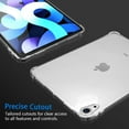 thumbnail image 5 of Dteck Case for iPad Air 4th Generation 10.9-inch 2020 Released, Shockproof Slim Clear Cover Ultra Thin Soft TPU Silicone Transparent, Four Corners Drop-Resistant Protectiver Shell, 5 of 9