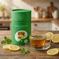 thumbnail image 4 of Kayla Gurme Mint Lemon Fruit Tea 6.17 oz (175 g) | Real Lemon Pieces & Mint | Instant Powder Drink | Hot & Iced | Naturally Sweetened | No Artificial Additives, 4 of 5
