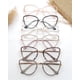 thumbnail image 3 of Estilo europeo y espejo óptico americano, espejo plano retro de moda para mujer, luz anti-azul, adecuado para gafas de múltiples escenarios, 3 of 6