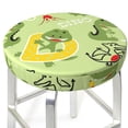 thumbnail image 3 of Disketp Cute Dinosaurs Cartoon Funda Redonda para Taburete, Funda de Cojín para Silla de Bar Suave y Elástica-14 inch, 3 of 7