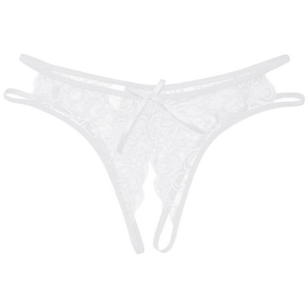 

3PCK Panties For Women Lace Underpants Open Crotch Low Waist Briefs Underwear Womens Underwear