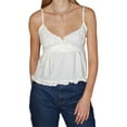 thumbnail image 2 of Women's Summer Ruffle Hem Loose Tank Top Casual Sleeveless Vest Spaghetti Strap Camisole Shirts Blouses, 2 of 6
