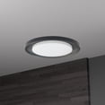 thumbnail image 3 of Dainolite  Boullier Flush Mount - 30W - Matte Black - White Acrylic Diffuser, 3 of 4
